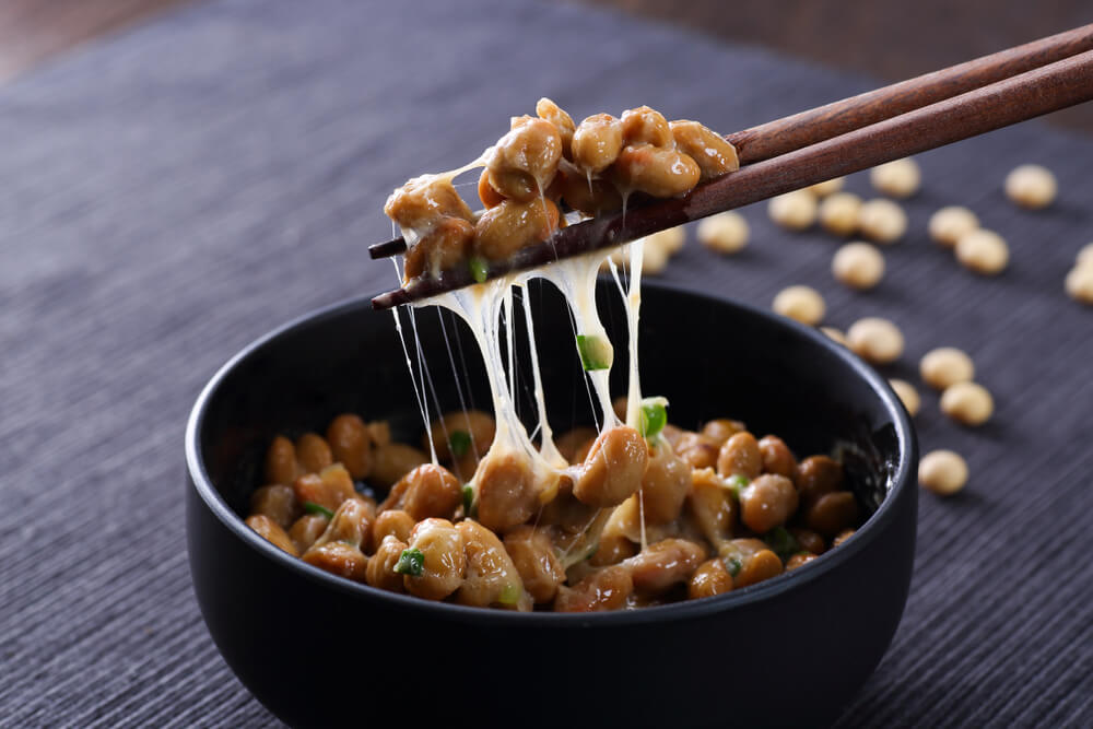 Bowl of natto - antioxidant foods