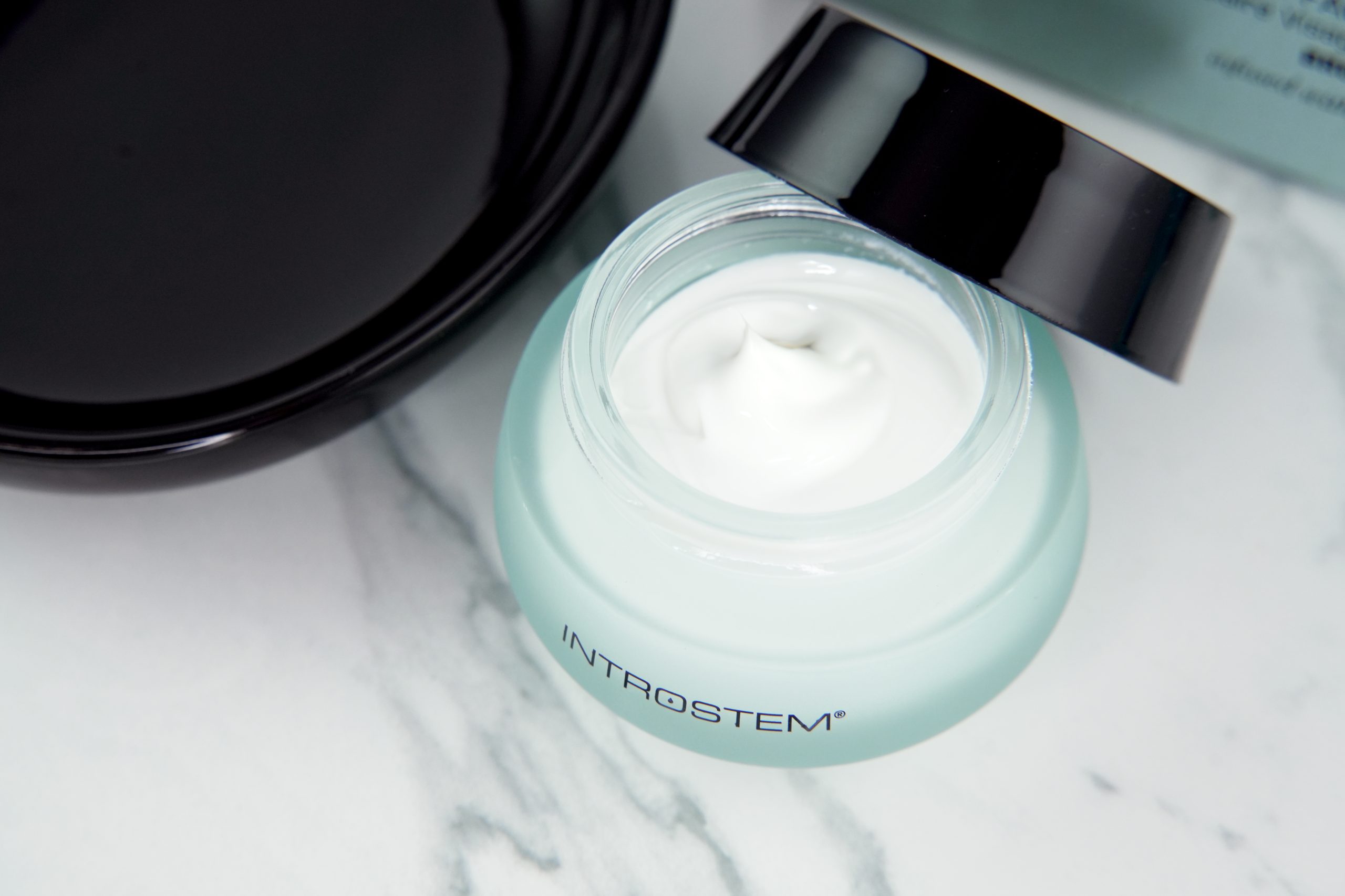Introstem PrismaStem Face Shield Cream SPF 30 open jar