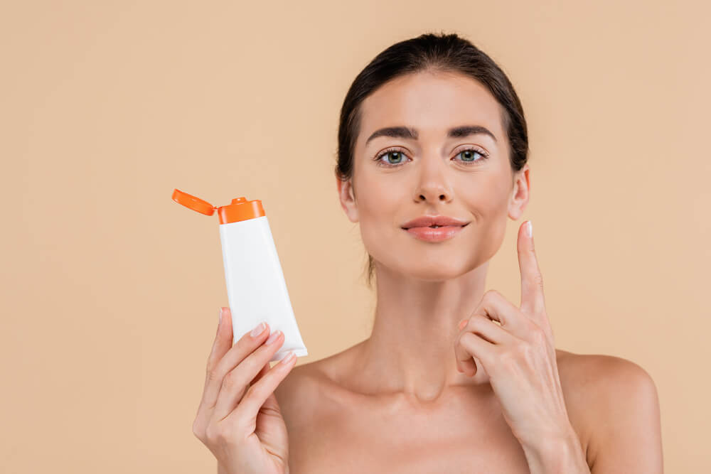 woman spf