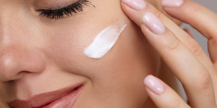 woman face cream